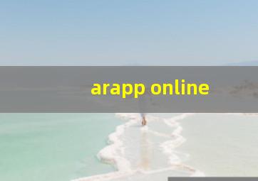 arapp online